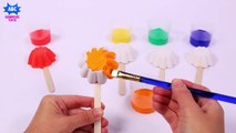 Best Learning Colors Video fPainting Lollipop Finger Family Songs for T