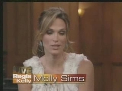 Molly Sims chez Regis & Kelly