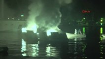 Muğla - Marmaris Yat Limanı'nda Demirli 3 Tekne Yandı