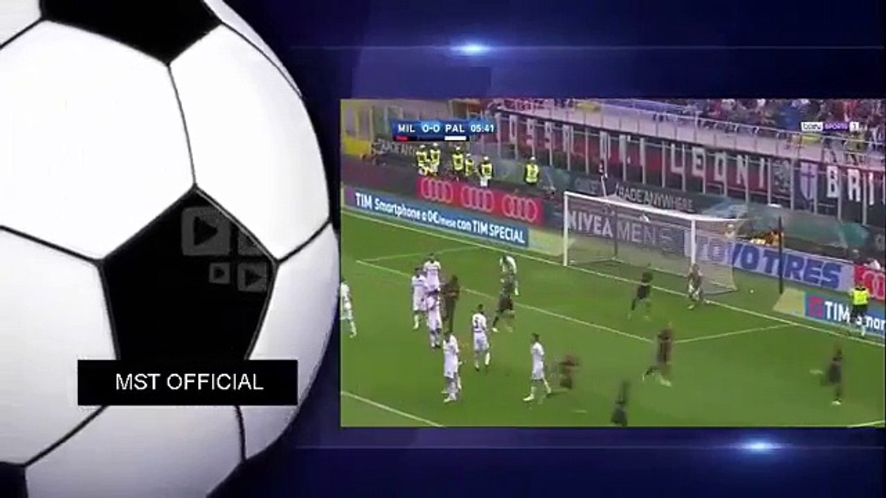 AC Milan vs Palermo 4-0 All Goals & Highlights HD - Serie A 09_04_2017
