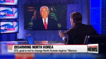 U.S. goal is not to change North Korean regime: Tillerson