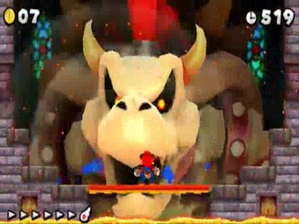 New Super Mario Bros. 2 (3DS) - All Koopaling and Bowser Boss Fi