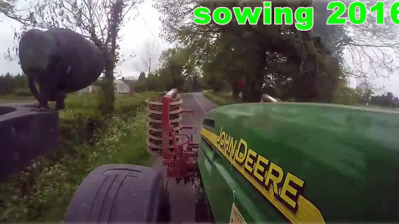 John Deere Tractors Sowing Birdseed | John Deere 7920 John Deere Tractors