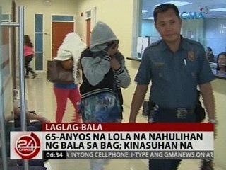 24Oras: 65-anyos na lola na nahulihan ng bala sa bag; kinasuhan na