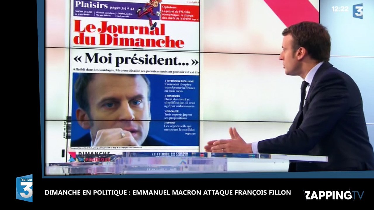 Emmanuel Macron attaque François Fillon et le surnomme "François Balkany" (Vidéo)