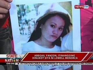SONA: Abegail Yanzon, itinangging dinukot siya ng dating ministrong si Lowell Menorca II