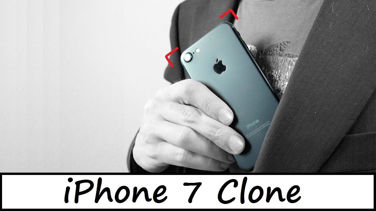 65€ Apple iPhone 7 - 1:1 Clone : Goophone I7 - Unboxing - Deutsch