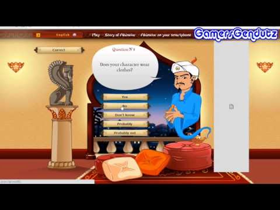 GINNY! GUMBALL! MERIDA! | Akinator, The Web Genie!