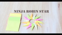 How To Make Robin Ninja Star: Origami