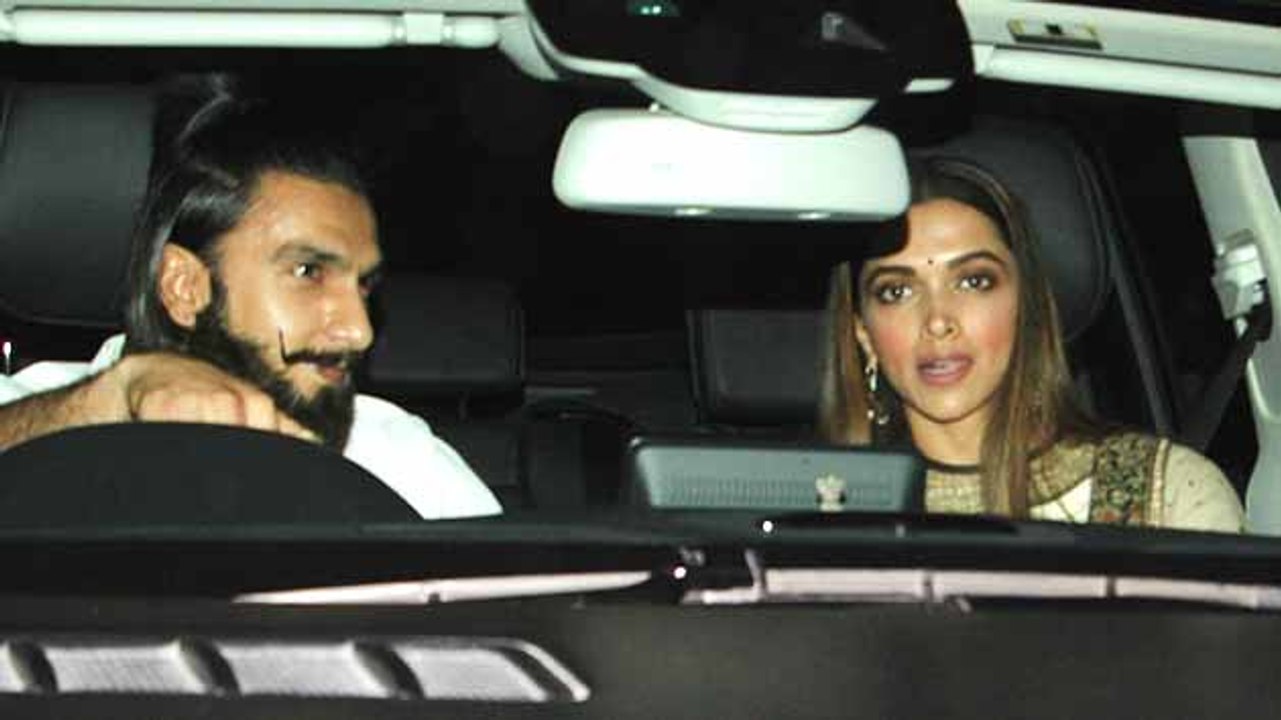 Deepika Padukone And Ranveer Singh Spotted Together at Karan Johar's Party