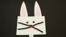[Spécial Pâques] : Fabriquez un lapin en enveloppe
