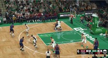 NBA 2K17 Kyrie Irving & LeBron James Highlights at Celtics 2017.03.01