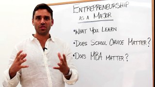 Entrepreneurship As a Career Major