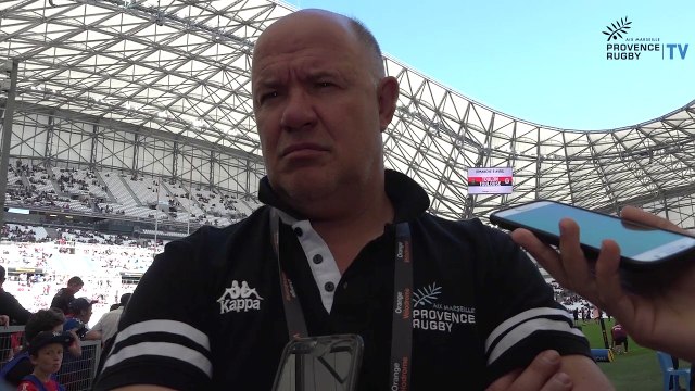 Marc Delpoux après Provence Rugby / Tarbes