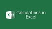 Microsoft Excel 2016 Tutorial - Calculations in Excel