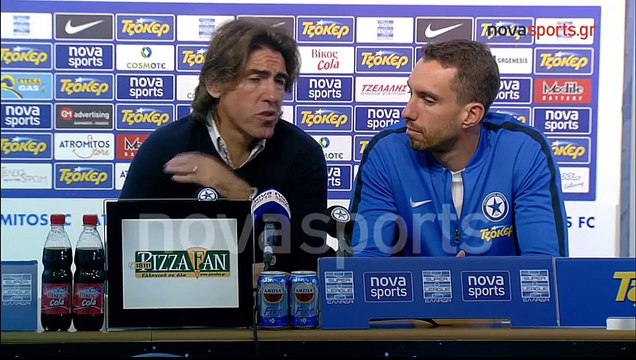 28η Ατρόμητος-ΑΕΛ 0-0 2016-17 Συνέντευξη τύπου (Novasports)