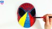 Learn Colors for Toddlers Spiderman Face Painting Finger Family Song _ Spider-