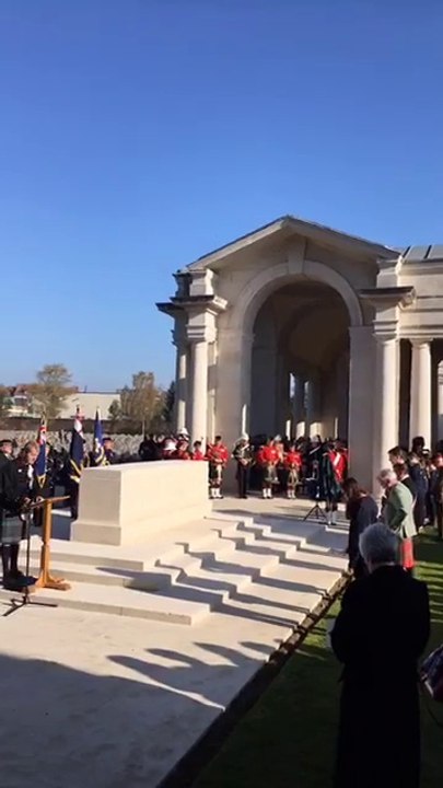 Centenaire de la bataille d'Arras : Commémoration écossaise au cimetière britannique du Faubourg d’Amiens
