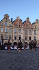 Centenaire de la bataille d'Arras : Début de la Cérémonie du Coucher du Soleil