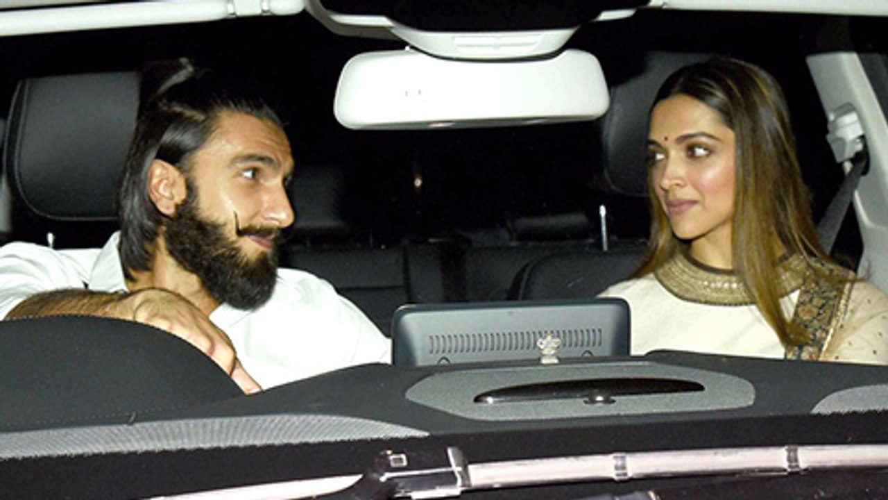Deepika Padukone And Ranveer Singh BLUSH As They Arrive Together At Karan Johar’s Party