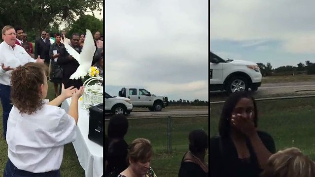 Lâcher de colombes fail