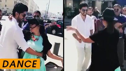 Gurmeet Debina Street Dance in France | TellyMasala