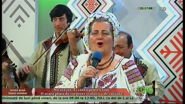 Angela Saftoiu - In lunca la Bobocel (Seara buna, dragi romani! - ETNO TV - 15.04.2016)