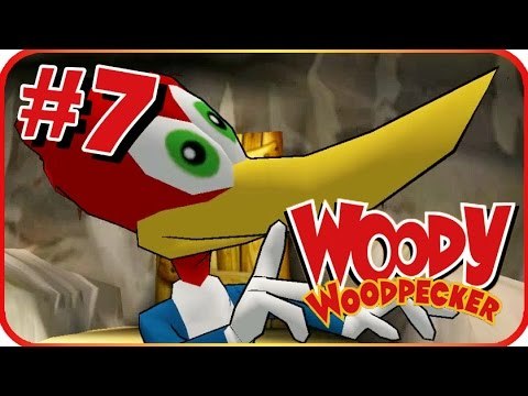 Woody Woodpecker: Escape from Buzz Buzzard Park Walkthrough Part 7 (PS2, PC) Level 7 - House Part B