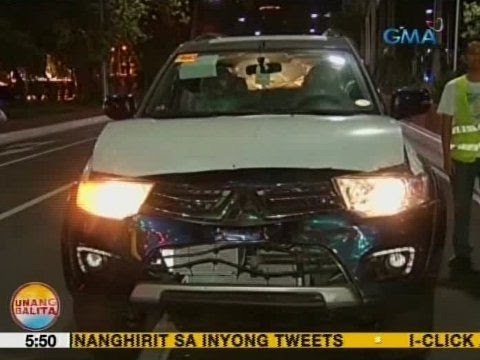 UB: SUV, nabangga ng isa pang SUV nang biglang pahintuin ng enforcer para padaanin ang isang VIP
