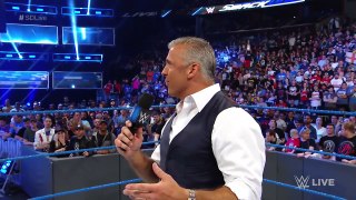 Shane McMahon & AJ Styles shake hands before the Superstar shake-up- SmackDown LIVE, April 4, 27