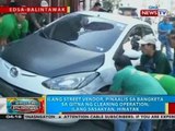 Ilang street vendor, pinaalis sa bangketa sa gitna ng clearing operation; ilang sasakyan, hinatak