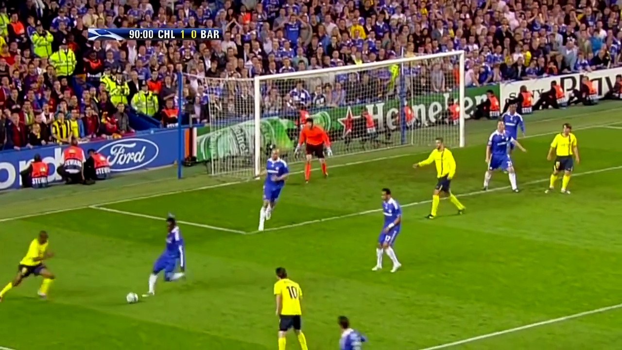 Iniesta Silences Stamford Bridge - UCL Semifinal 2009 - English Commentary