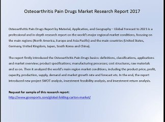 Osteoarthritis Pain Drugs Market Research Report 2017