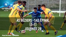 J28 : AS Béziers - SAS Épinal (1-2), le résumé