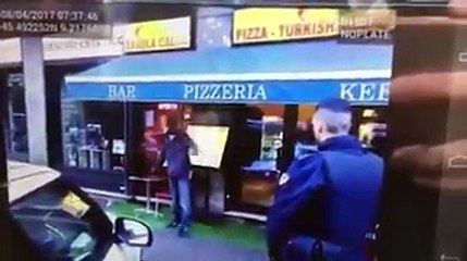 Shock Video: Gambian Man Getting Shot Several Times by Italian Police