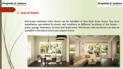 Why Investing in Hurricane Resistant Entry Doors
