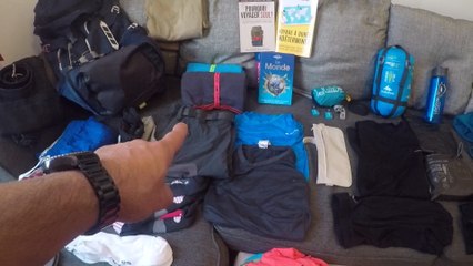 Voici le contenu de mon sac à dos Tour du Monde !