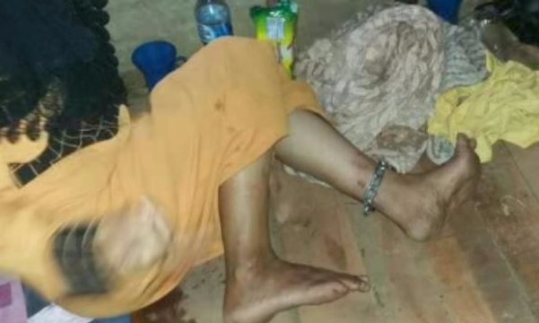 Diduga Kelainan Jiwa, Wanita di Mandailing Natal Dipasung