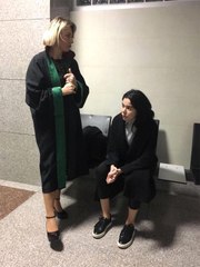 İlk kez Duruşmaya Katıldı! Asena Atalay Adliye Koridorlarında