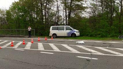 Grave accident entre une moto et une voiture à Wavre (2)