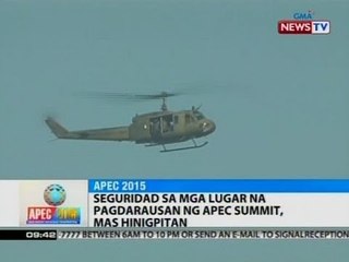 SONA: Seguridad sa mga lugar na pagdarausan ng APEC Summit, mas hinigpitan