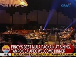 UB: Pinoy's best mula pagkain at sining, tampok sa APEC welcome dinner