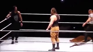Dean Ambrose Saves Roman Reigns From Braun Strowman W.W.Entertainment LIVE Event