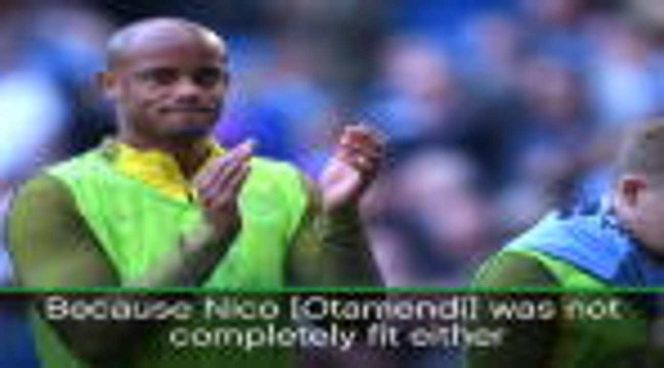 Kompany could make Man City return against Southampton - Guardiola