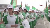 Türk Firması Polimeks'in İnşa Ettiği Aşkabat Olimpiyat Kompleksi'nde Müthiş Spor Gösterisi