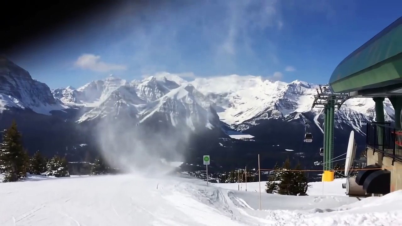 Un snowboardeur disparait dans une tornade de neige