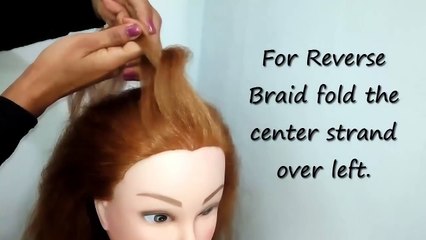 Reverse French Braid   Easy Hairstyles