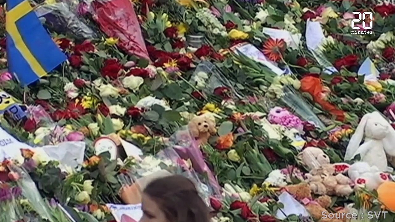 Attentat de Stockholm: L'émouvant hommage des Suédois