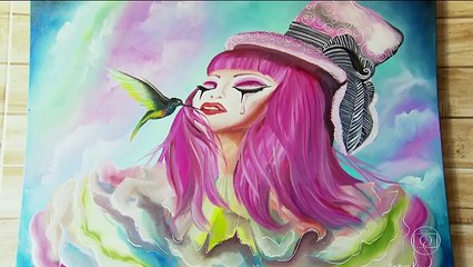 Artista do Crato recebe convite de Madonna para pintar mural na África