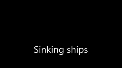 sinking ships Stopmotion